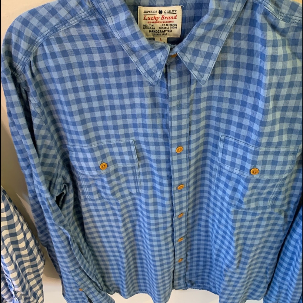 Lucky Brand Men’s button up/ Flannel